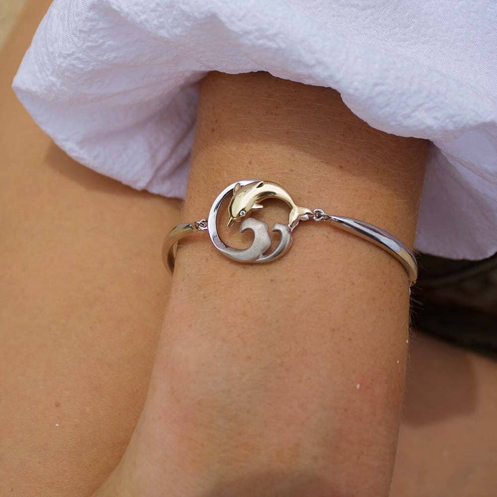 Two-Tone Swimming with Nai’a Bracelet Bracelet Island by Koa Nani 