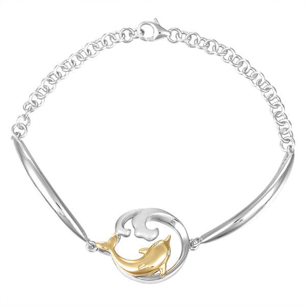 Two-Tone Swimming with Nai’a Bracelet Bracelet Island by Koa Nani 