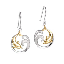 Two-Tone Swimming with Naia Earrings Earrings Island by Koa Nani 
