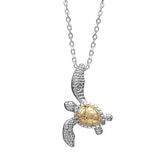 Two-Tone Waikiki Honu Pendant Pendant Island by Koa Nani 