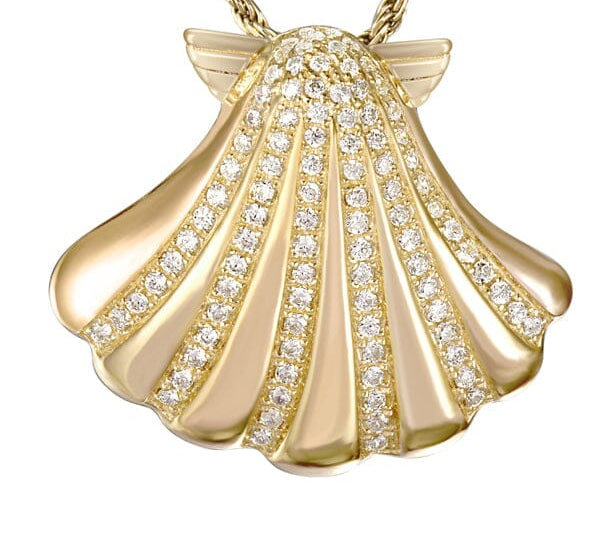 Venus Seashell Pendant Pendant Island by Koa Nani Yellow Gold 