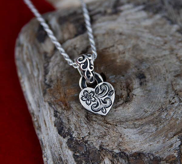 Victorian Garden Heart Pendant Pendant Island by Koa Nani 