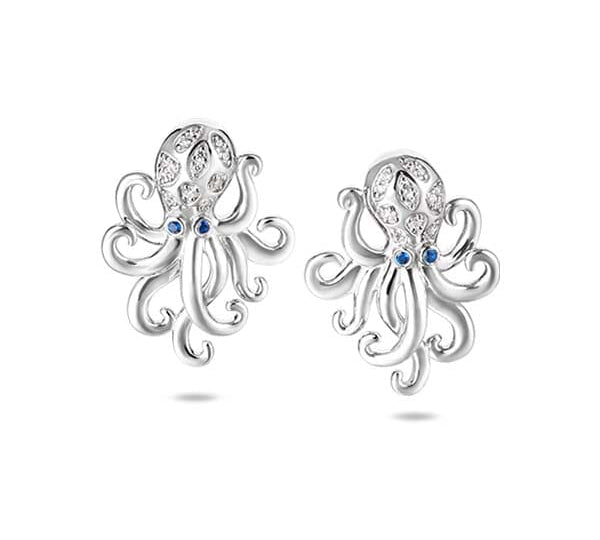 Waiwai Octopus Earrings Earrings Island by Koa Nani 