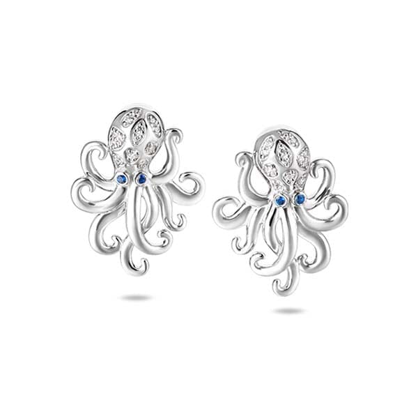 Waiwai Octopus Earrings Earrings Island by Koa Nani 
