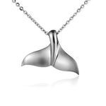 The picture shows a 925 sterling silver whale tail pendant.