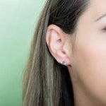 Whale Tail Stud Earrings Earrings Island by Koa Nani Small 