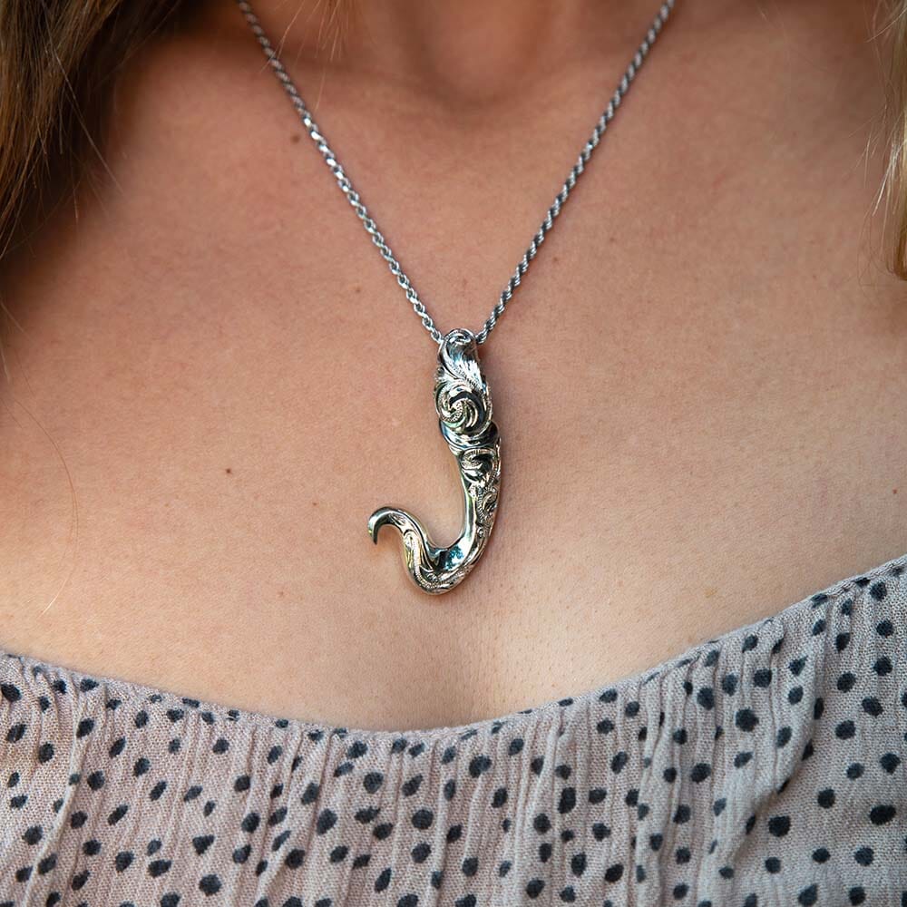 Zephy Fishhook Pendant Pendant Island by Koa Nani 