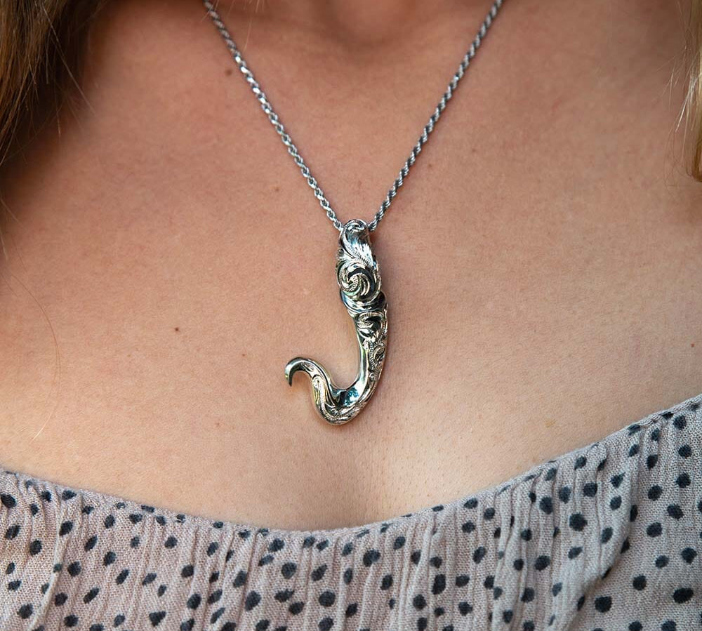 Zephy Fishhook Pendant Pendant Island by Koa Nani 