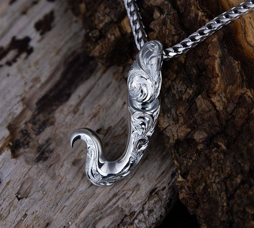 Zephy Fishhook Pendant Pendant Island by Koa Nani 