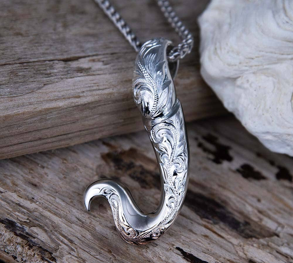 Zephy Fishhook Pendant Pendant Island by Koa Nani 